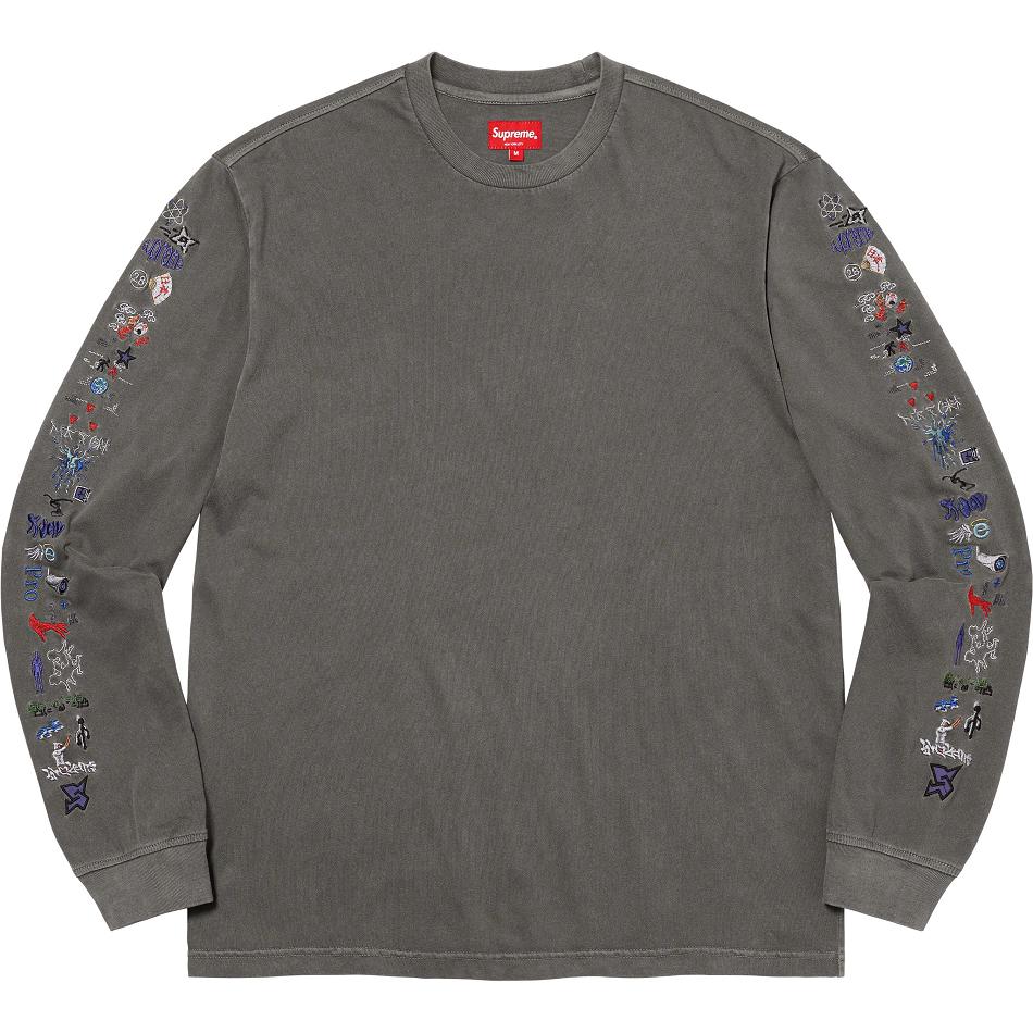 Supreme AOI Icons L/S Top Sweaters Black | MY312FM