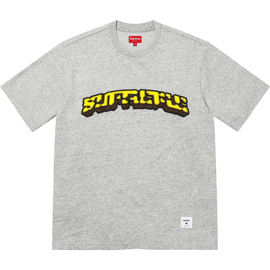 Supreme Block Arc S/S Top Sweaters Grey | MY326WY