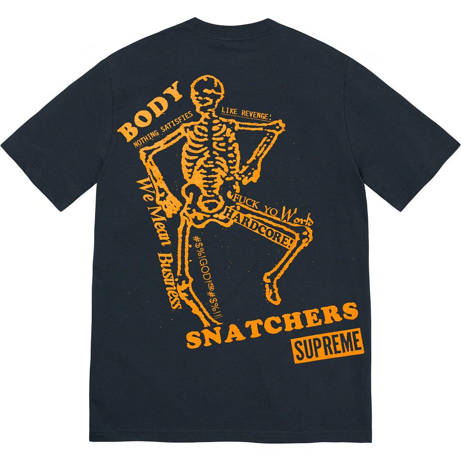 Supreme Body Snatchers Tee T Shirts Navy | MY244BC