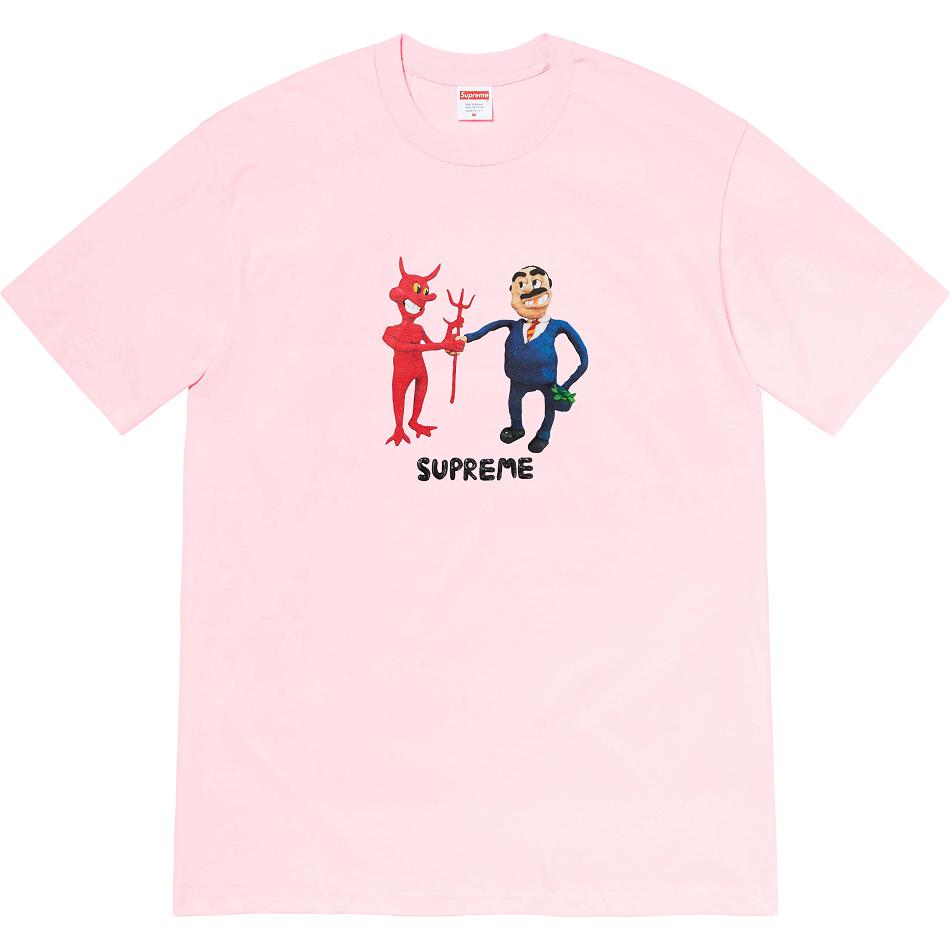 Supreme Business Tee T Shirts Pink | MY216CE