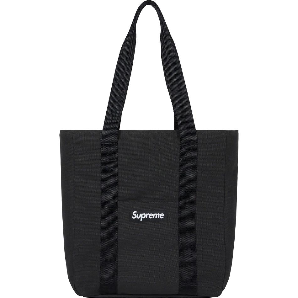 Supreme Canvas Tote Bags Black | MY167NB