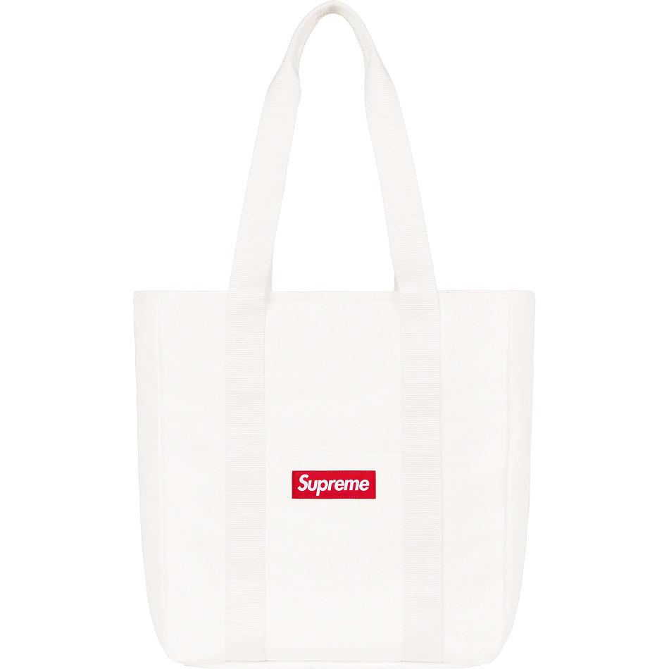 Supreme Canvas Tote Bags White | MY168MA