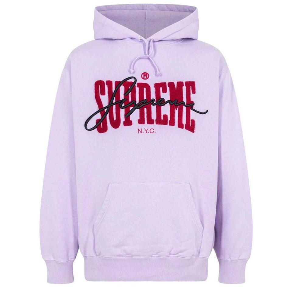 Supreme Chenille Hoodie White | MY486YU