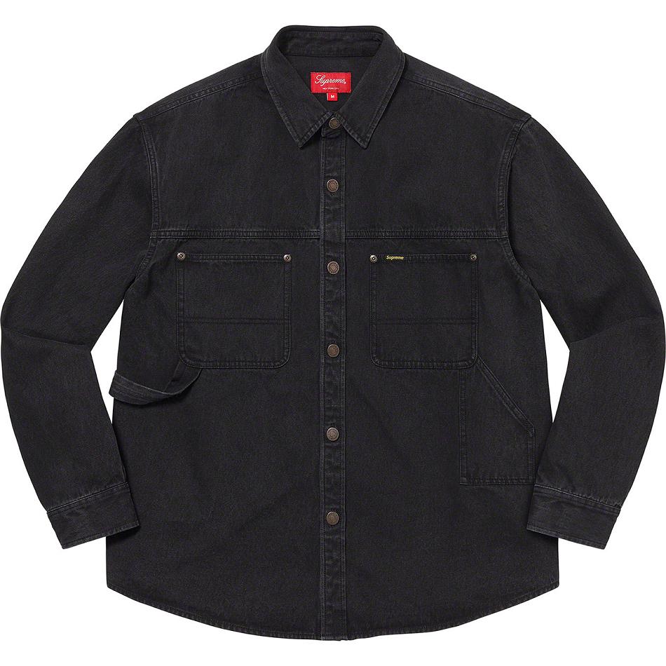 Supreme Denim Painter Shirts Black | MY390FM