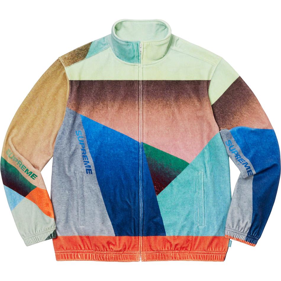 Supreme Geo Velour Track Jackets Multicolor | MY449XF