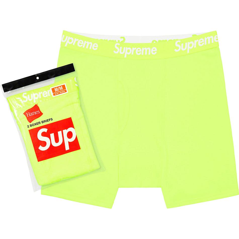 Supreme Hanes® Boxer Briefs (2 Pack) Underwear Green | MY100PQ