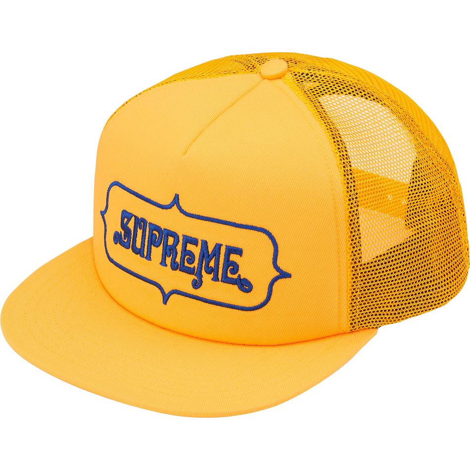 Supreme Highest Mesh Back 5-Panel Hats Yellow | MY131GL