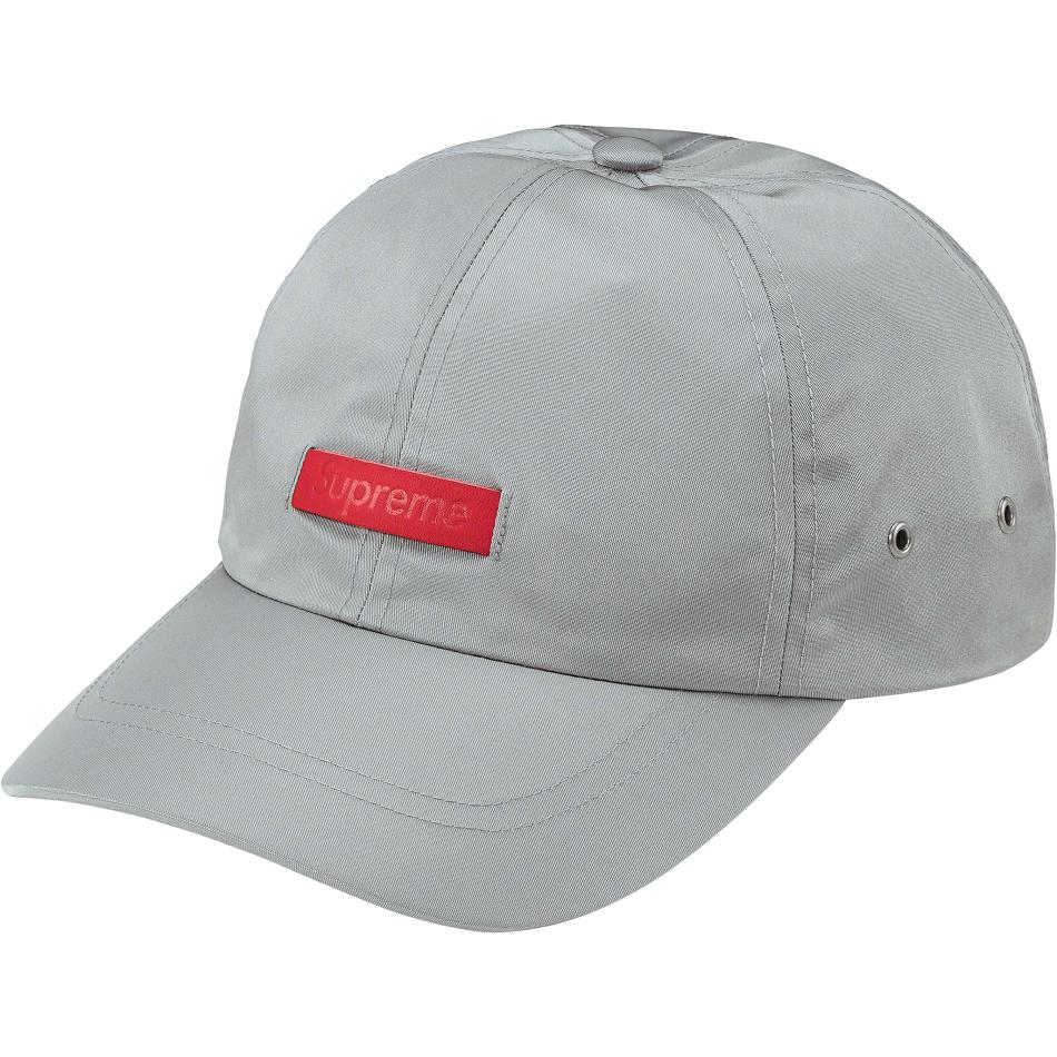 Supreme Leather Patch 6-Panel Hats Grey | MY119EX