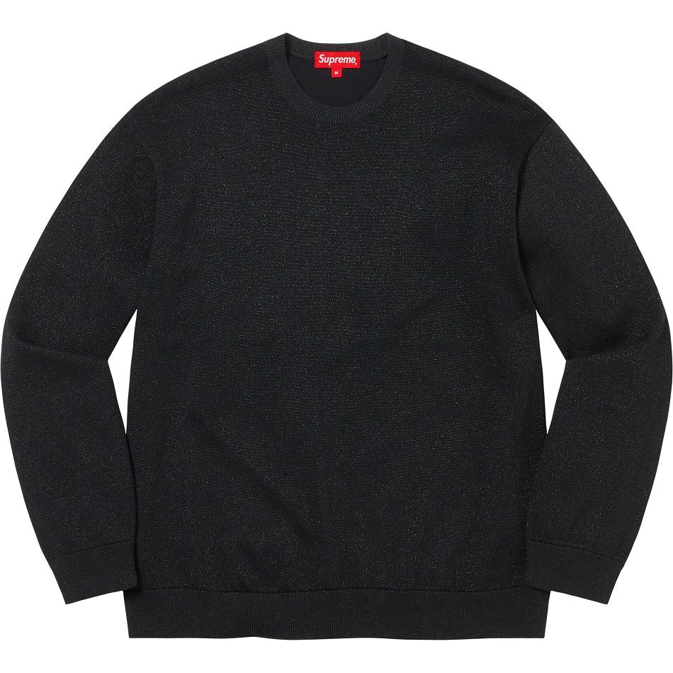 Supreme Metallic L/S Top Sweaters Black | MY333OR