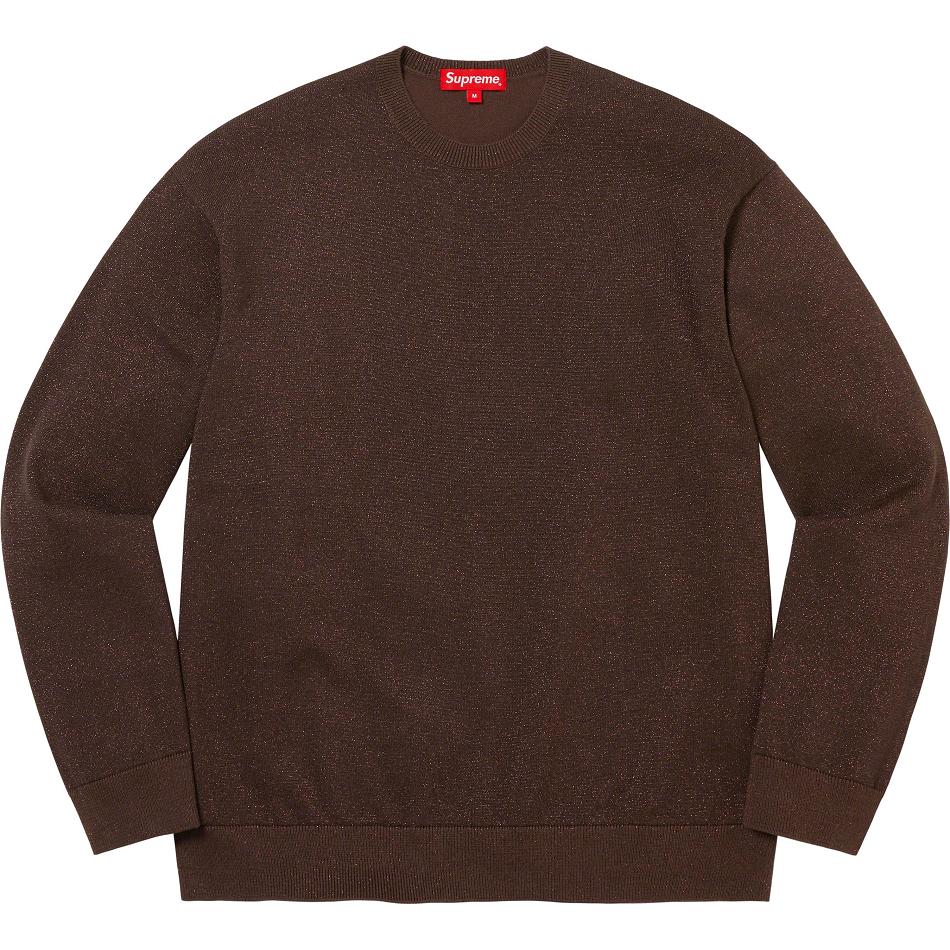 Supreme Metallic L/S Top Sweaters Brown | MY332IS