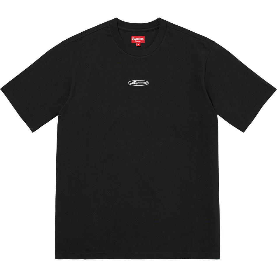 Supreme Oval Logo S/S Top Sweaters Black | MY337DN