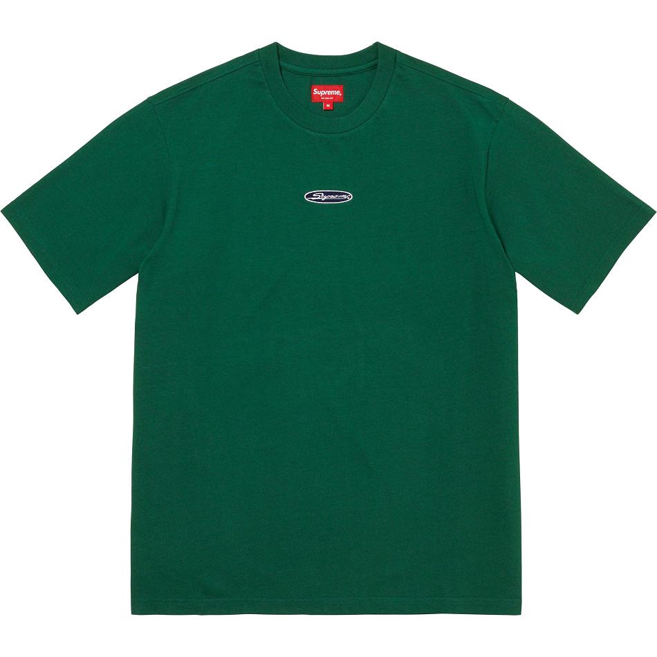 Supreme Oval Logo S/S Top Sweaters Green | MY336SO