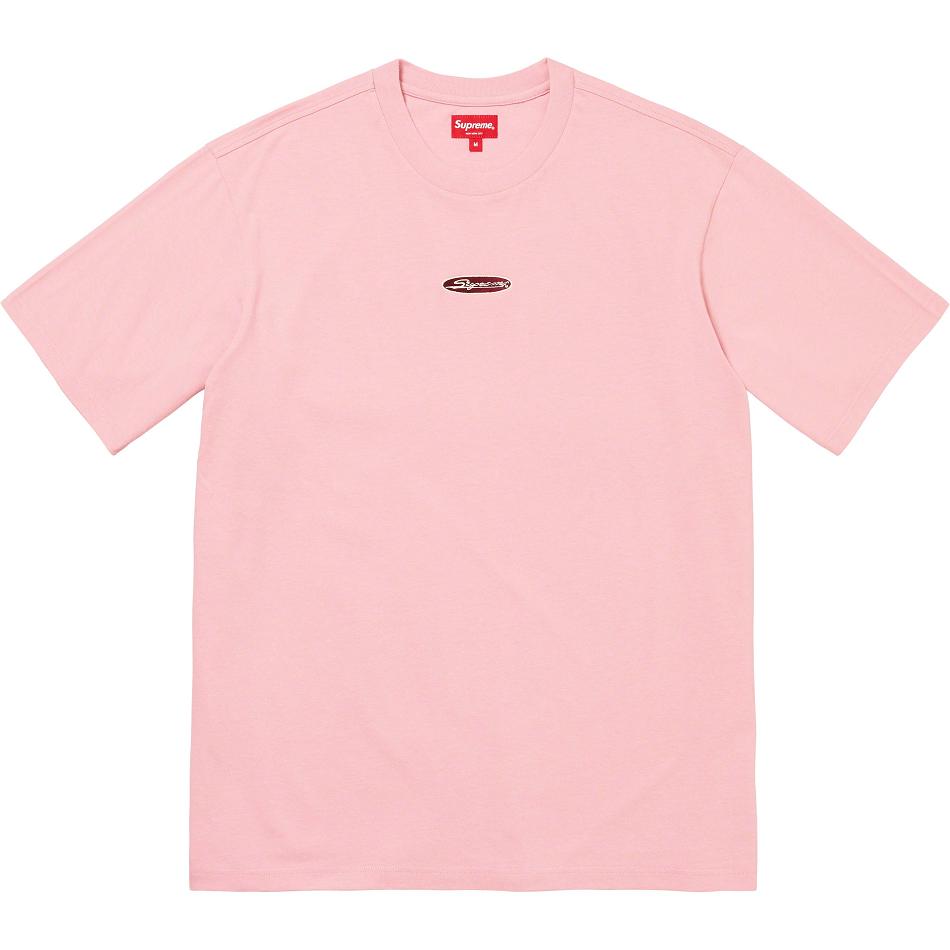 Supreme Oval Logo S/S Top Sweaters Pink | MY335AP