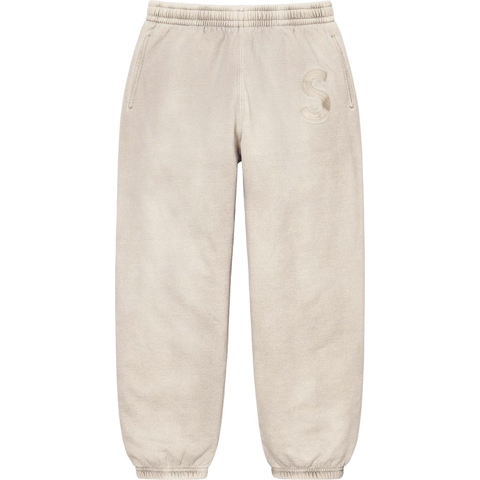 Supreme Overdyed S Logo Sweatpant Pants Beige | MY402MA