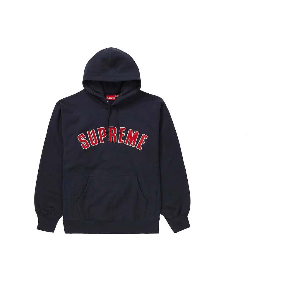 Supreme Pearl Logo Hooded Sweatshirts Black | MY261GL