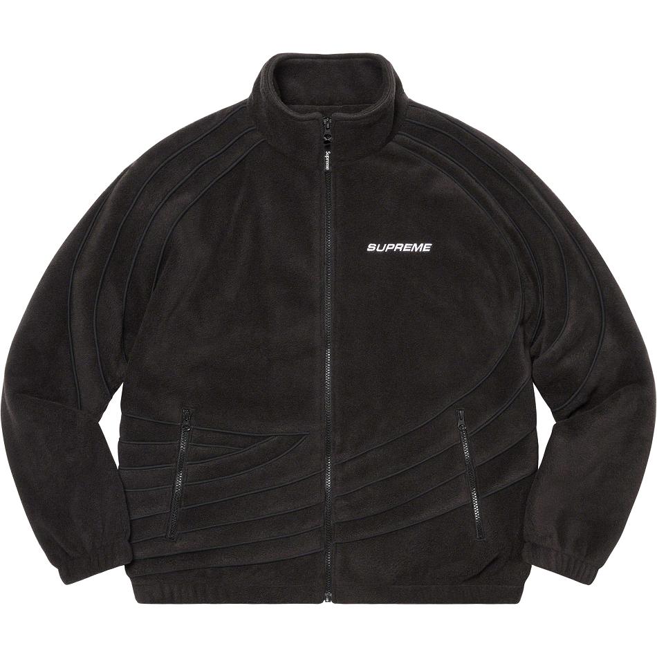 Supreme Racing Fleece Jackets Black | MY444HK