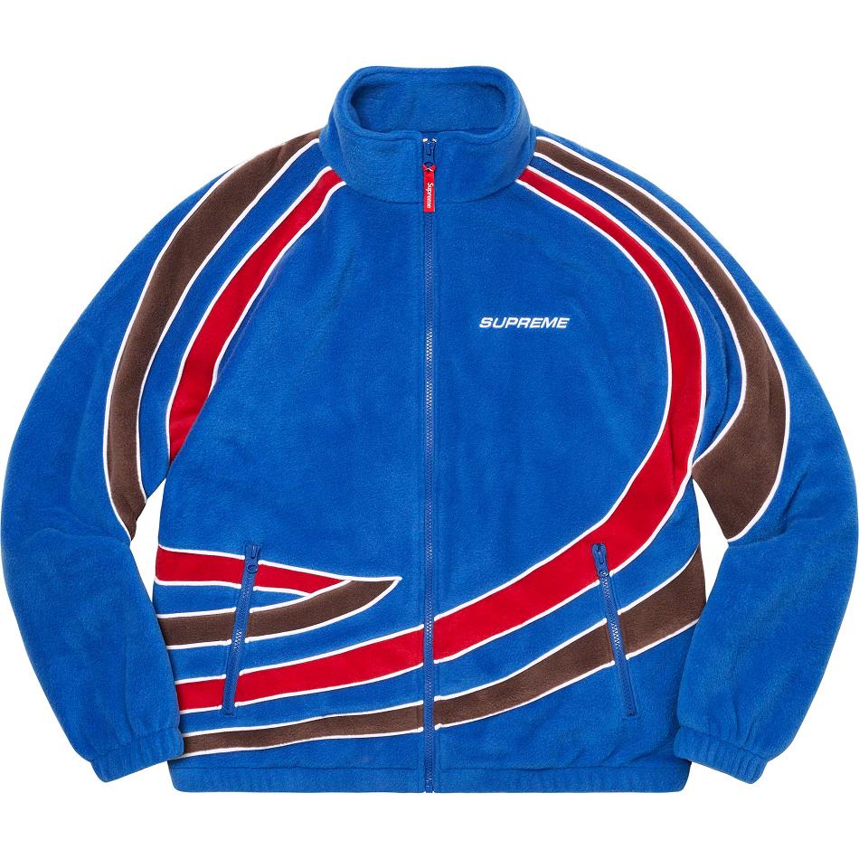 Supreme Racing Fleece Jackets Blue | MY443GL