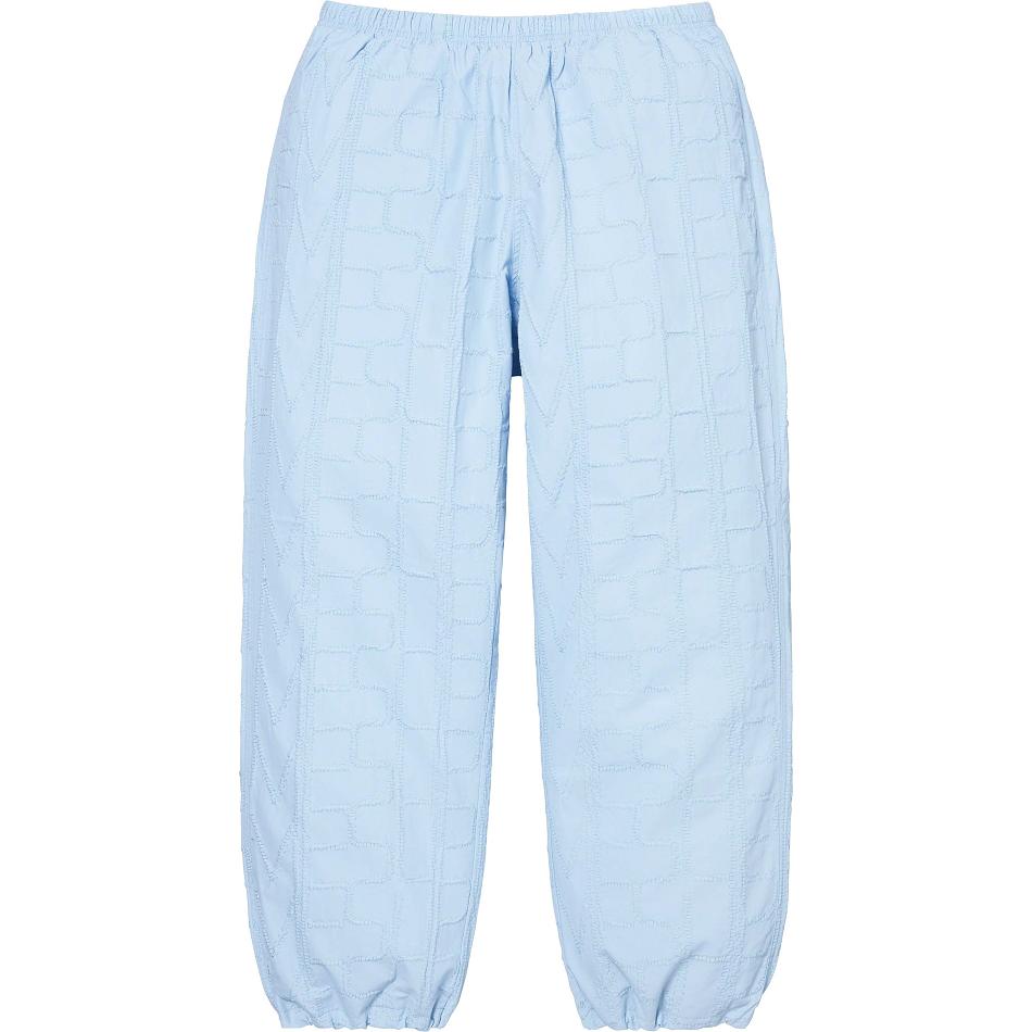 Supreme Repeat Stitch Track Pant Pants Blue | MY399VD