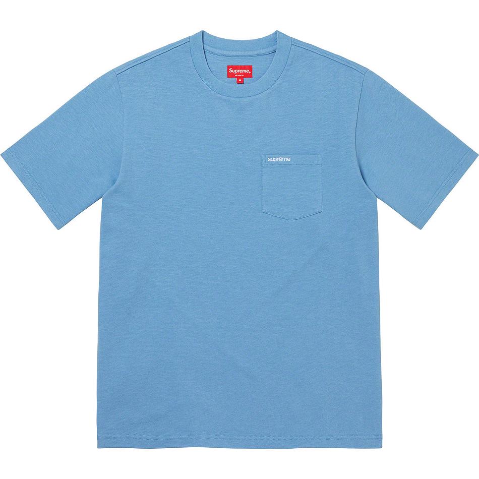 Supreme S/S Pocket Tee Sweaters Turquoise | MY316KI