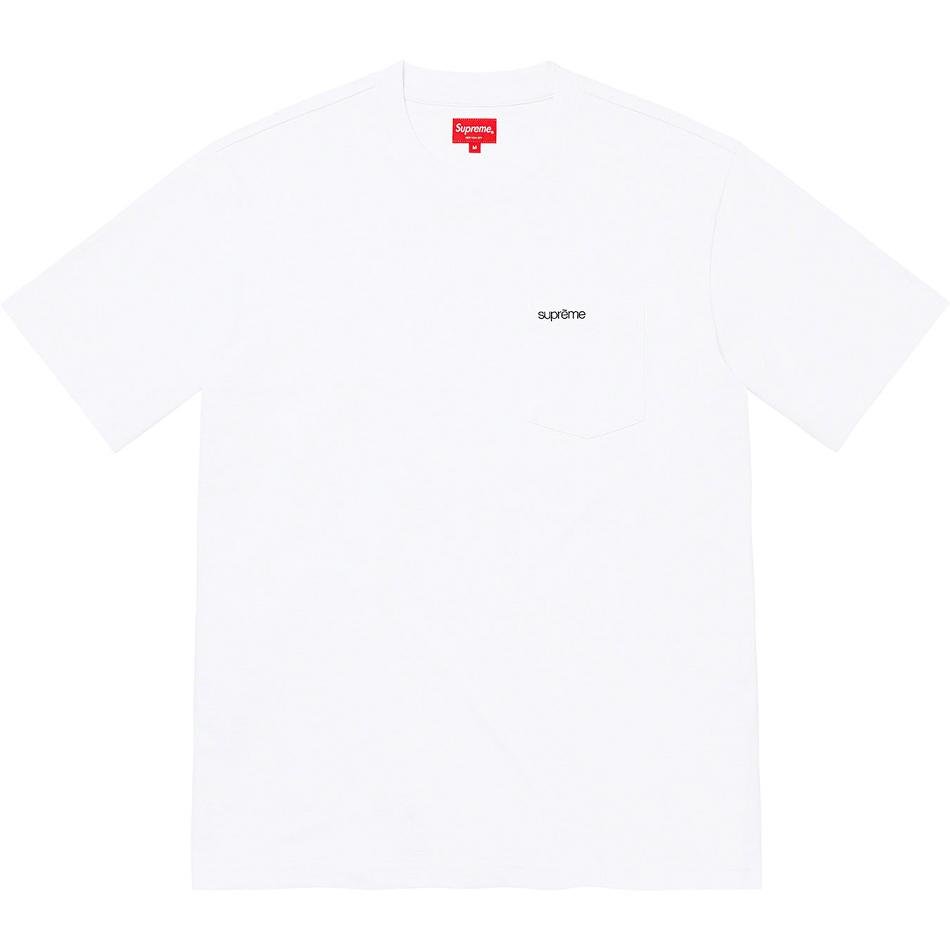 Supreme S/S Pocket Tee Sweaters White | MY322BC