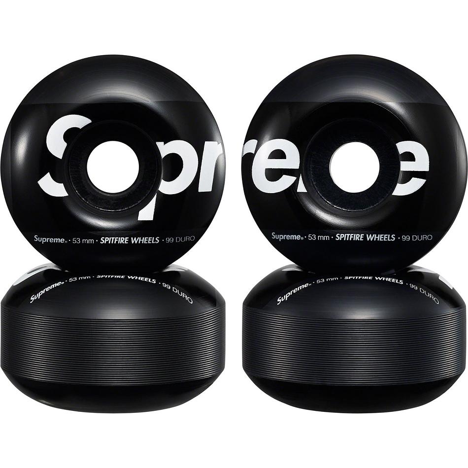 Supreme Spitfire® Shop Wheels (Set of 4) Skateboard Accessories Black | MY175UT