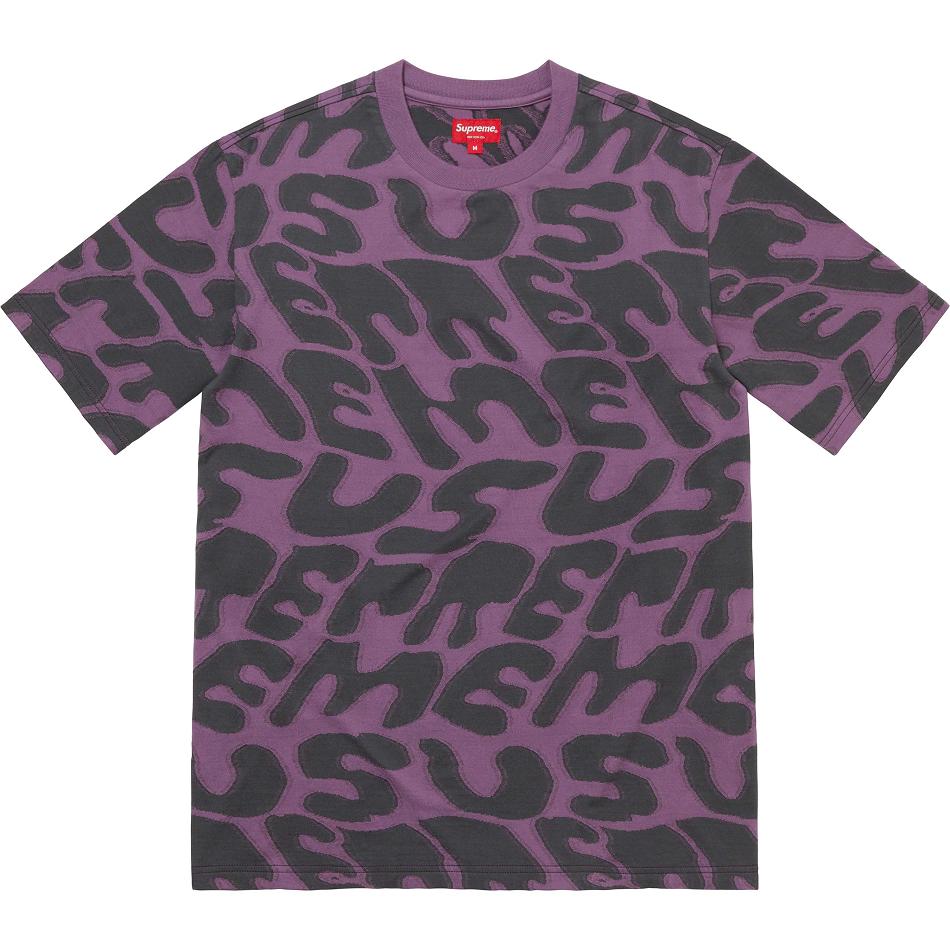 Supreme Stacked Intarsia S/S Top Sweaters Purple | MY309AP