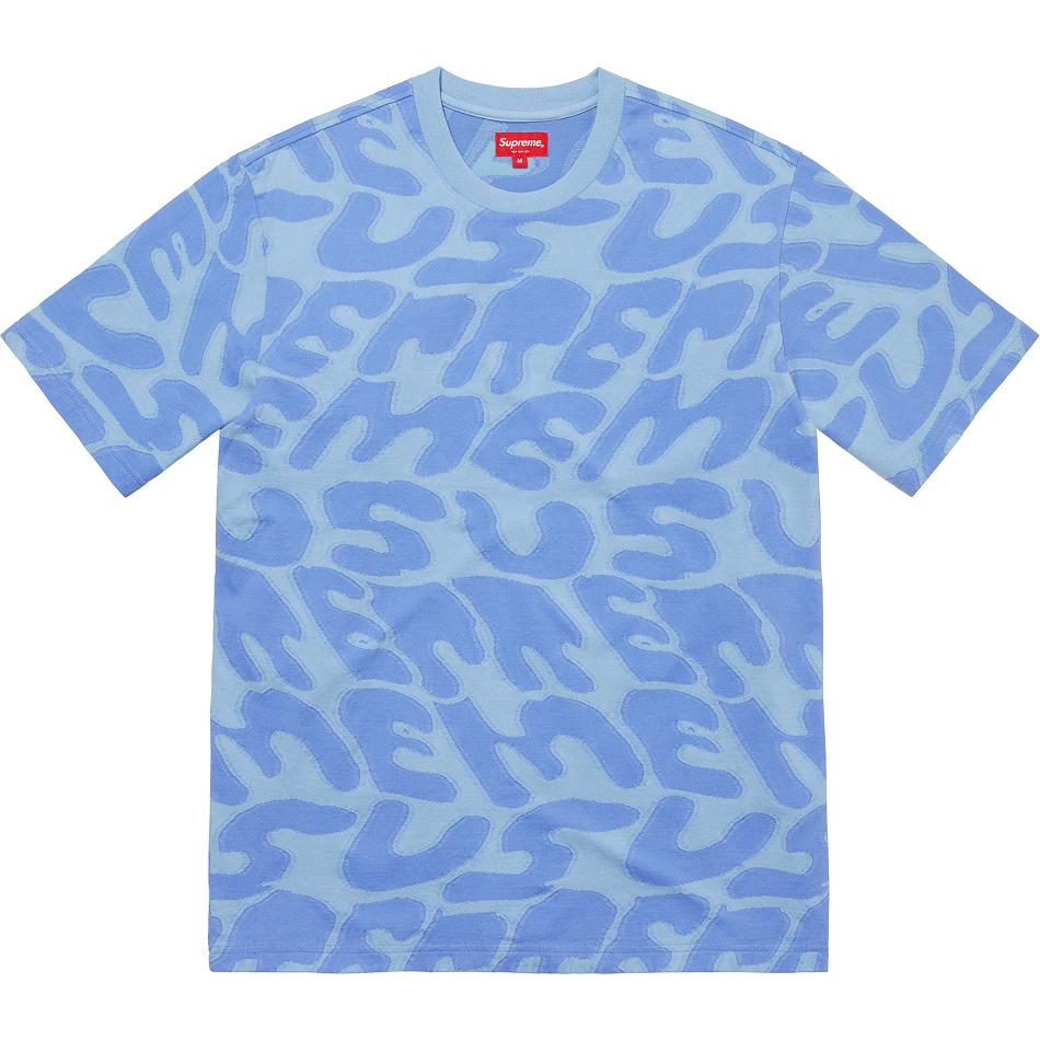 Supreme Stacked Intarsia S/S Top Sweaters Blue | MY310SO