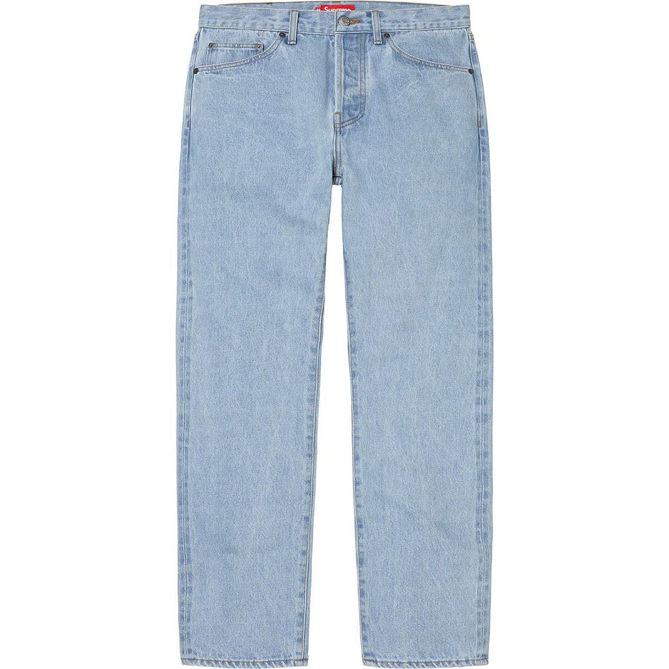 Supreme Stone Washed Slim Jean Pants Blue | MY435UT