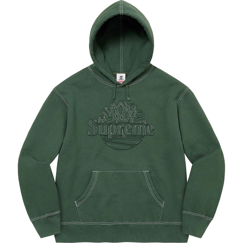 Supreme Timberland® Hooded Sweatshirts Green | MY303TV