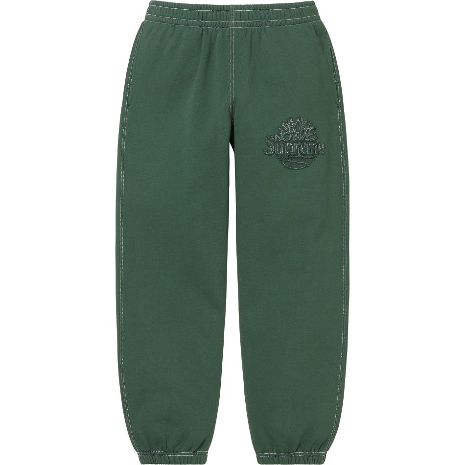 Supreme Timberland® Sweatpant Pants Green | MY408YU