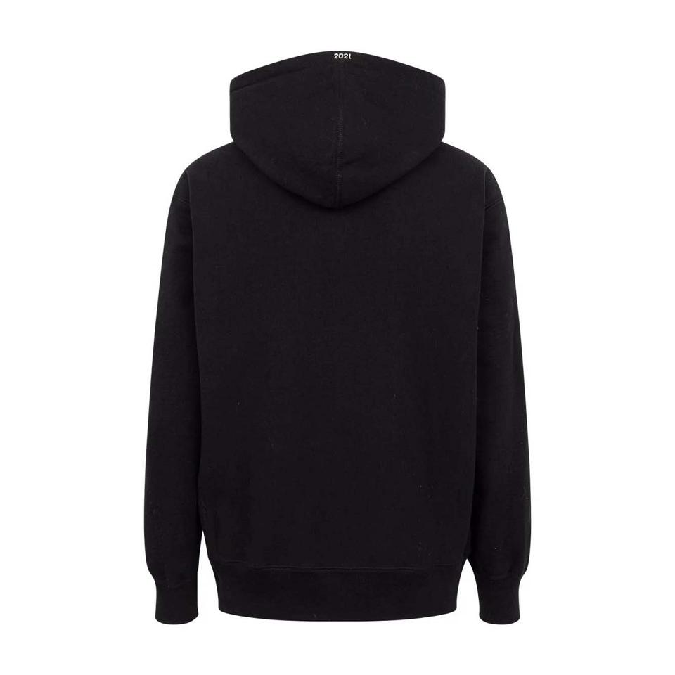 Supreme White Logo Hoodie Black | MY461UT