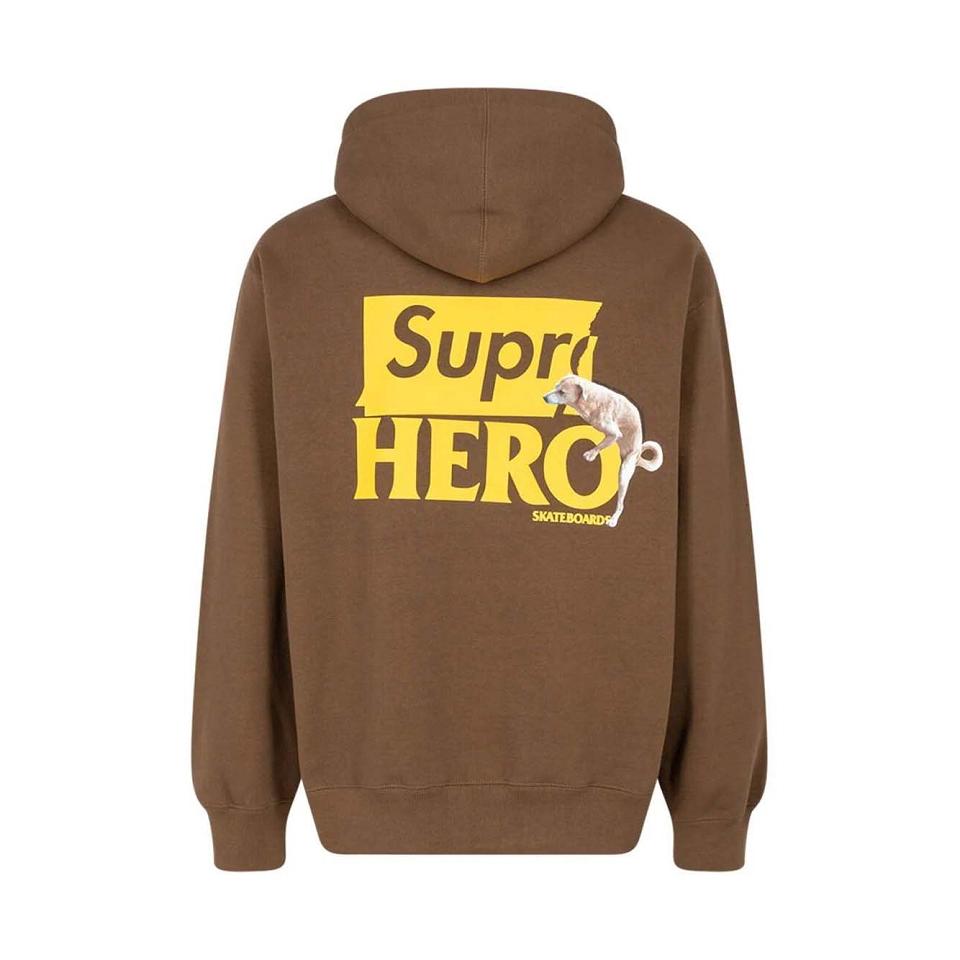 Supreme X Antihero Hoodie Brown | MY460YU