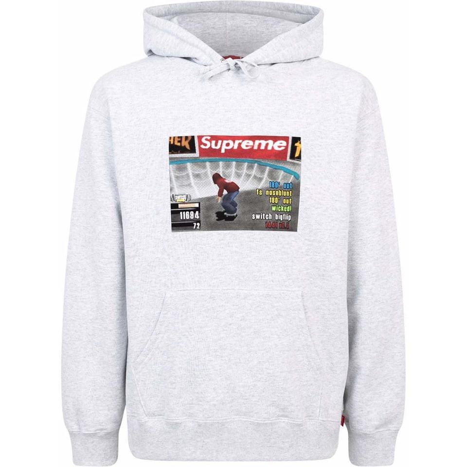 Supreme X Thrasher Logo Print “FW21” Hoodie Grey | MY455QZ