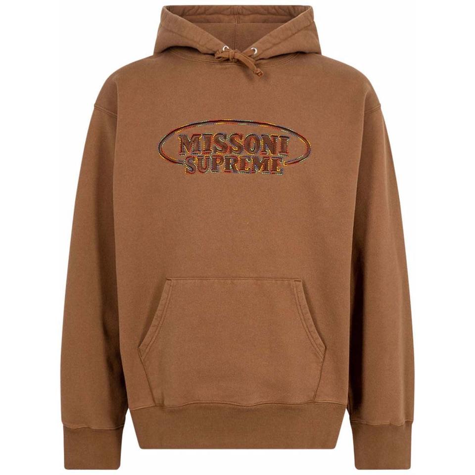 Supreme x Missoni Logo Hoodie Brown | MY456WY