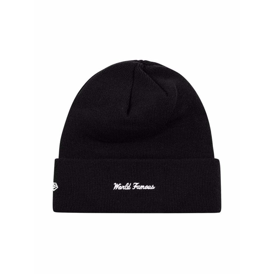 Supreme x New Era Box Logo Beanie Hats Black | MY106HK