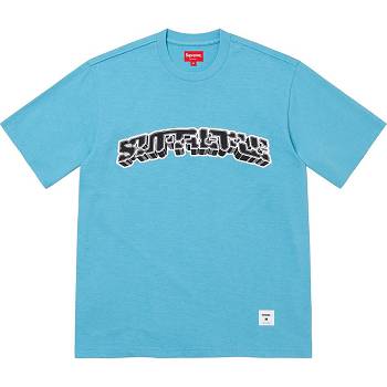 Supreme Block Arc S/S Top Sweaters Blue | MY331UT