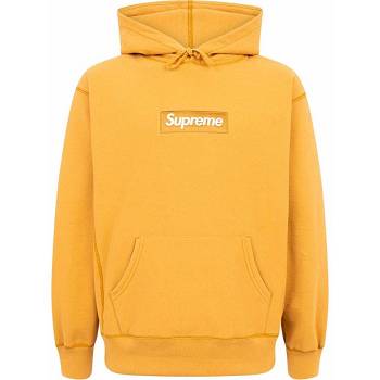 Supreme Box Logo Hoodie Yellow | MY488IS