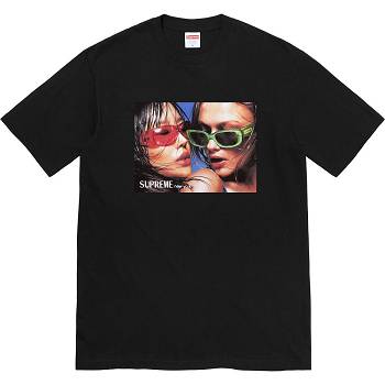 Supreme Eyewear Tee T Shirts Black | MY227UT