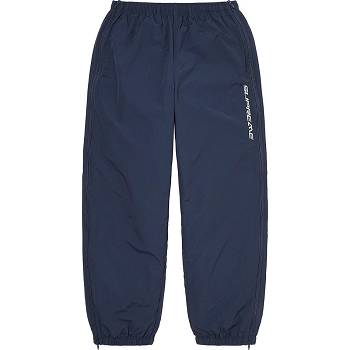 Supreme Full Zip Baggy Warm Up Pant Pants Navy | MY430WY