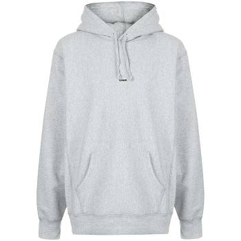 Supreme Gray Micro Logo Hoodie Grey | MY481QZ