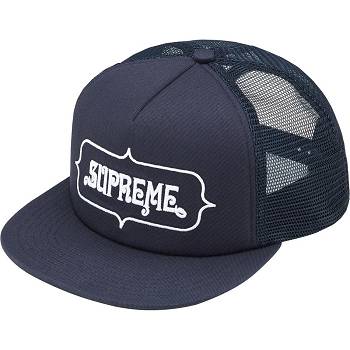 Supreme Highest Mesh Back 5-Panel Hats Navy | MY132HK