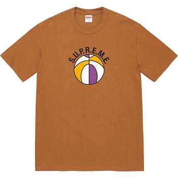 Supreme League Tee T Shirts Brown | MY231AP