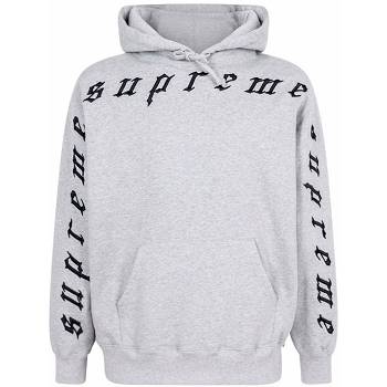 Supreme Logo Hoodie Grey | MY474ZG