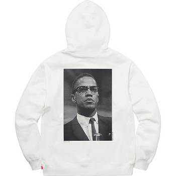 Supreme Malcolm X For Hoodie White | MY472KI