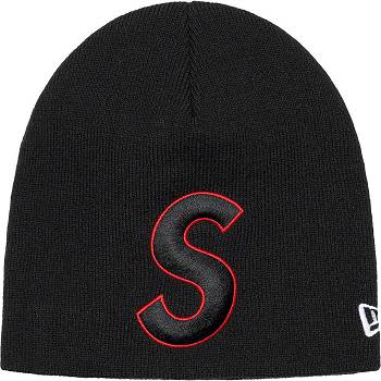 Supreme New Era® S Logo Beanie Hats Black | MY152PQ