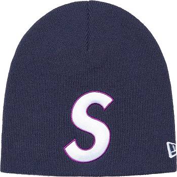 Supreme New Era® S Logo Beanie Hats Blue | MY149UT