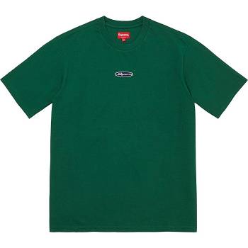 Supreme Oval Logo S/S Top Sweaters Green | MY336SO