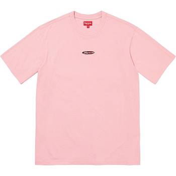 Supreme Oval Logo S/S Top Sweaters Pink | MY335AP