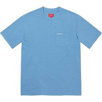 Supreme S/S Pocket Tee Sweaters Turquoise | MY316KI