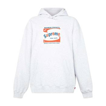 Supreme Shine Logo Print Hoodie White | MY468FM